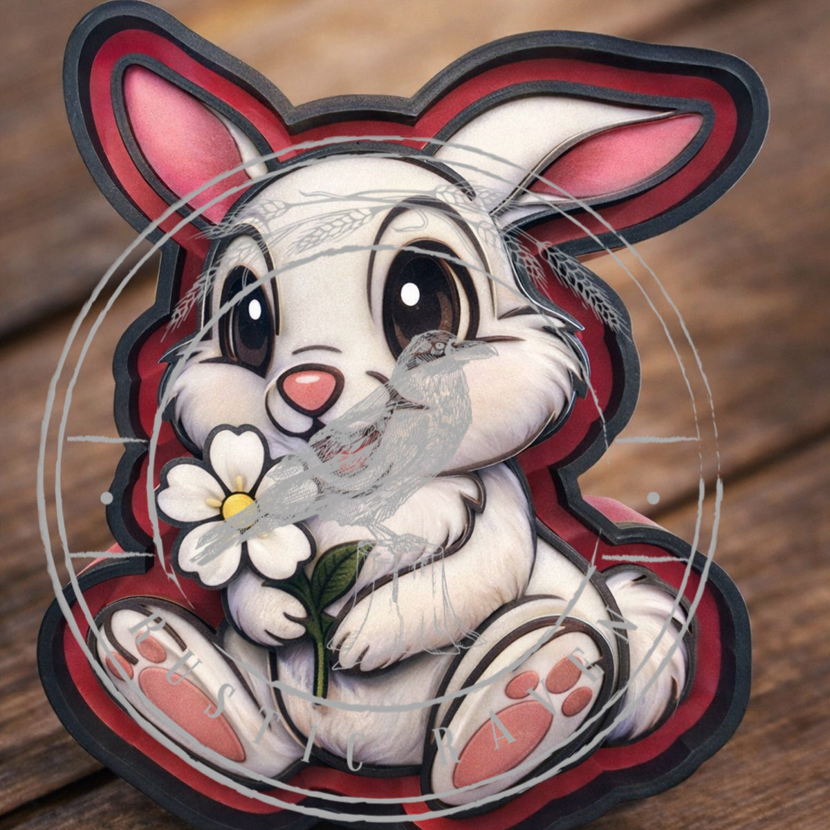 #243 Bunny Rabbit Thumper Flower Freshie Mold Exclusive