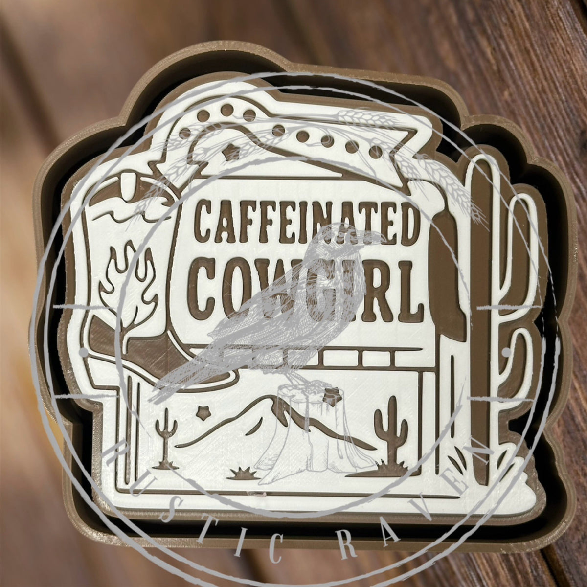 #184 Western Caffeinated Cowgirl Freshie Mold Exclusie