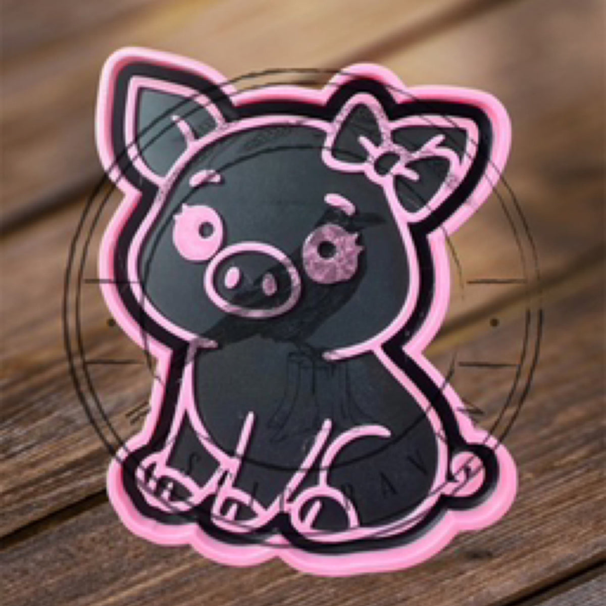 #337 Barnyard Peggy Pig Freshie Mold Exclusive