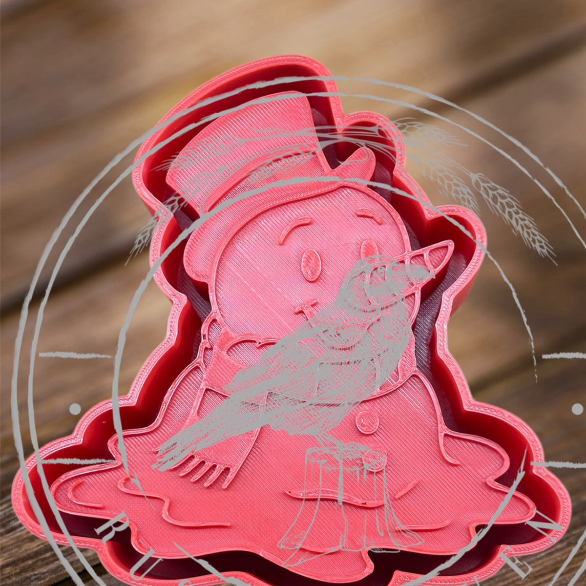 #34 Christmas Melting Snowman Freshie Mold Exclusive