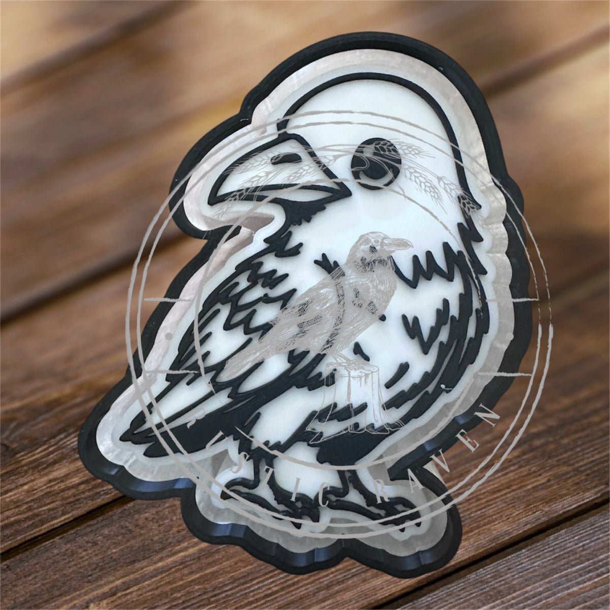 #320 Raven Bird Freshie Mold Exclusive