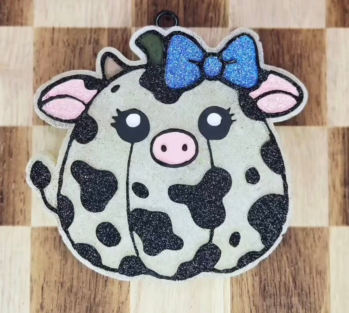#387 Halloween Penny Pumpkin Cow Plain Freshie Mold Exclusive