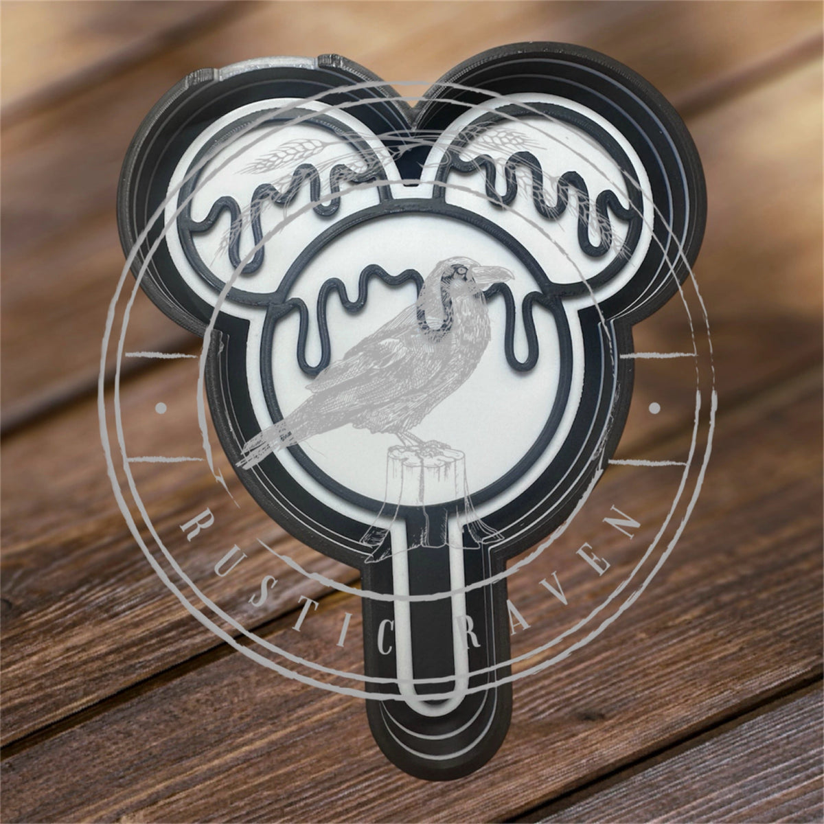 #440 Magical Halloween Mouse Ears Lollipop Sprinkles Freshie mold exclusive can be used with Leopard & Lace cardstock