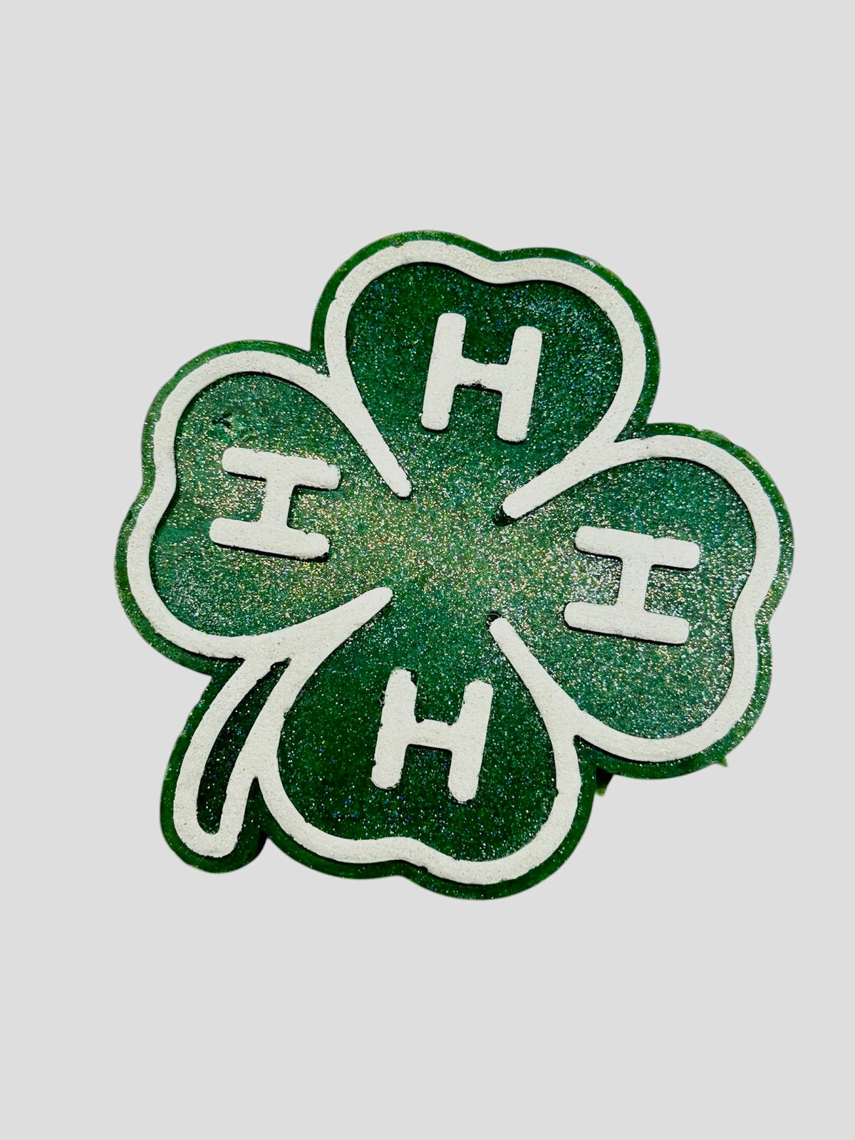 #150 4-H Clover Freshie Mold Can Be Used With Leopard & Lace Cardstock