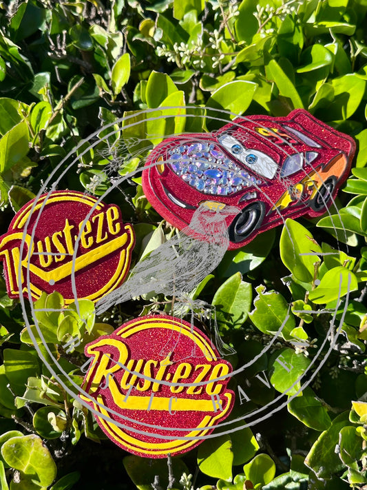 #457 Magical Inspired Rusteze Race Car 3" Vents Freshie Mold Exclusive