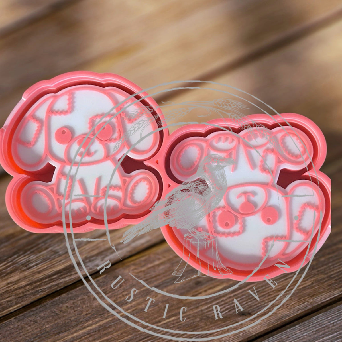 #317 Vents 3" Dog Puppy Patches Patch Pal Animal Freshie Mold Exclusive