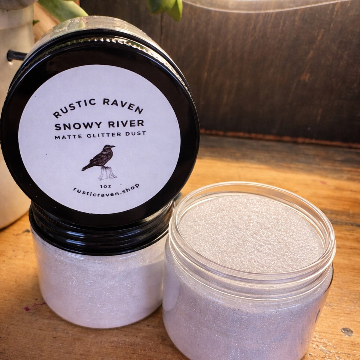 Snowy River White Matte Glitter Dust 1oz