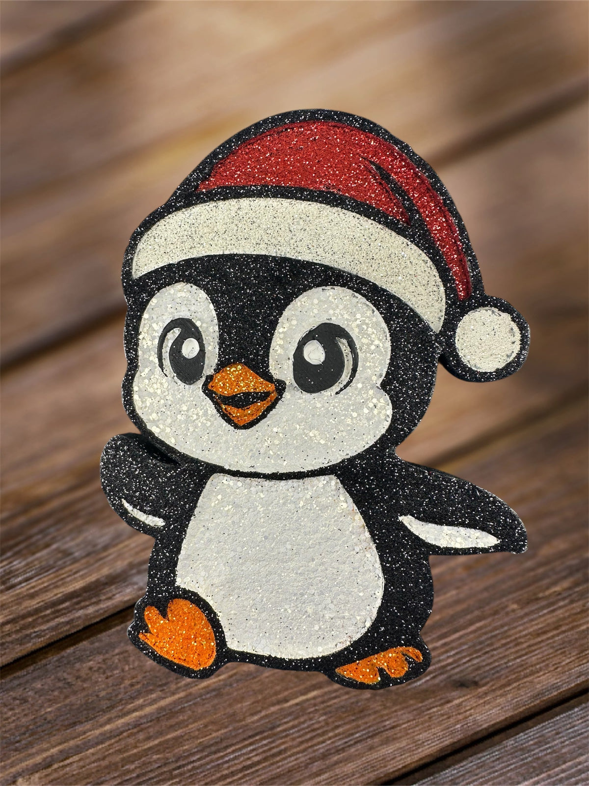 #44 Christmas Flipper Claus Penguin Freshie Mold Exclusive