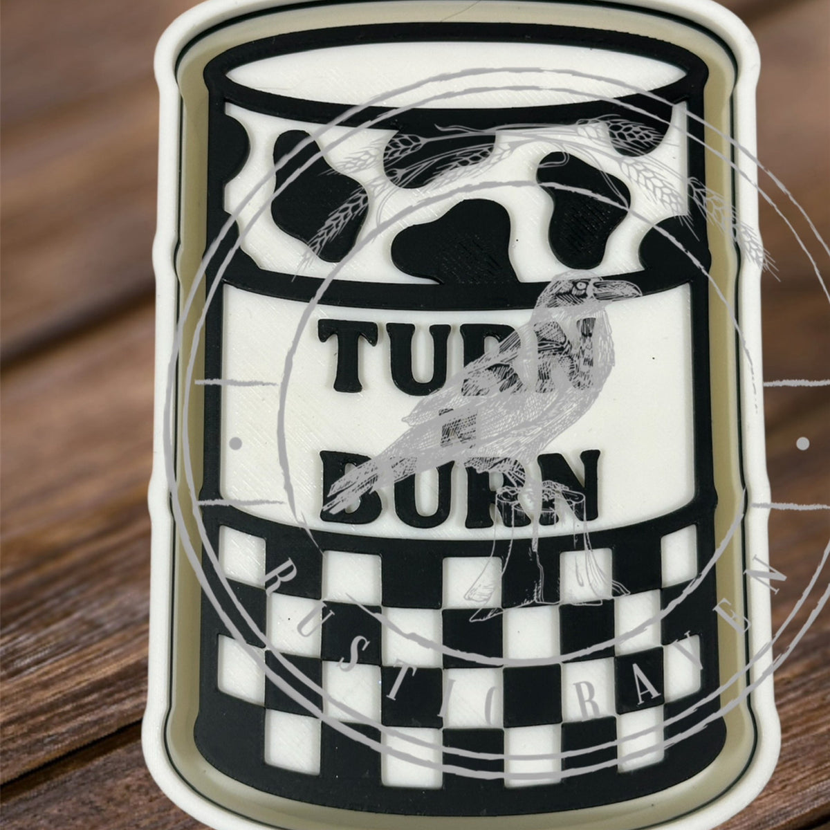 #173 Western turn n burn Barrel Can Freshie Exclusive