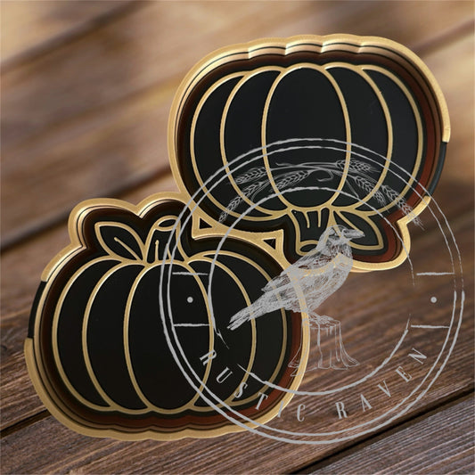 #1 Vents 3" Halloween Fall  Pumpkin Freshie Mold Exclusive can be used with Leopard & Lace Cardstock