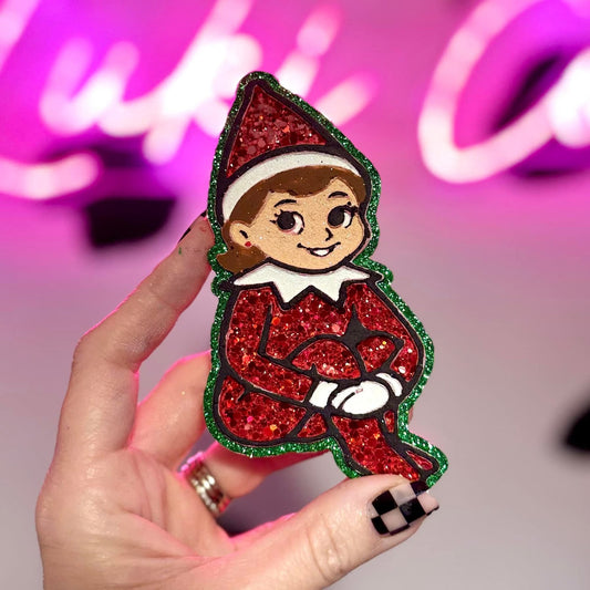 #38 Christmas Elf Girl Freshie Mold Exclusive