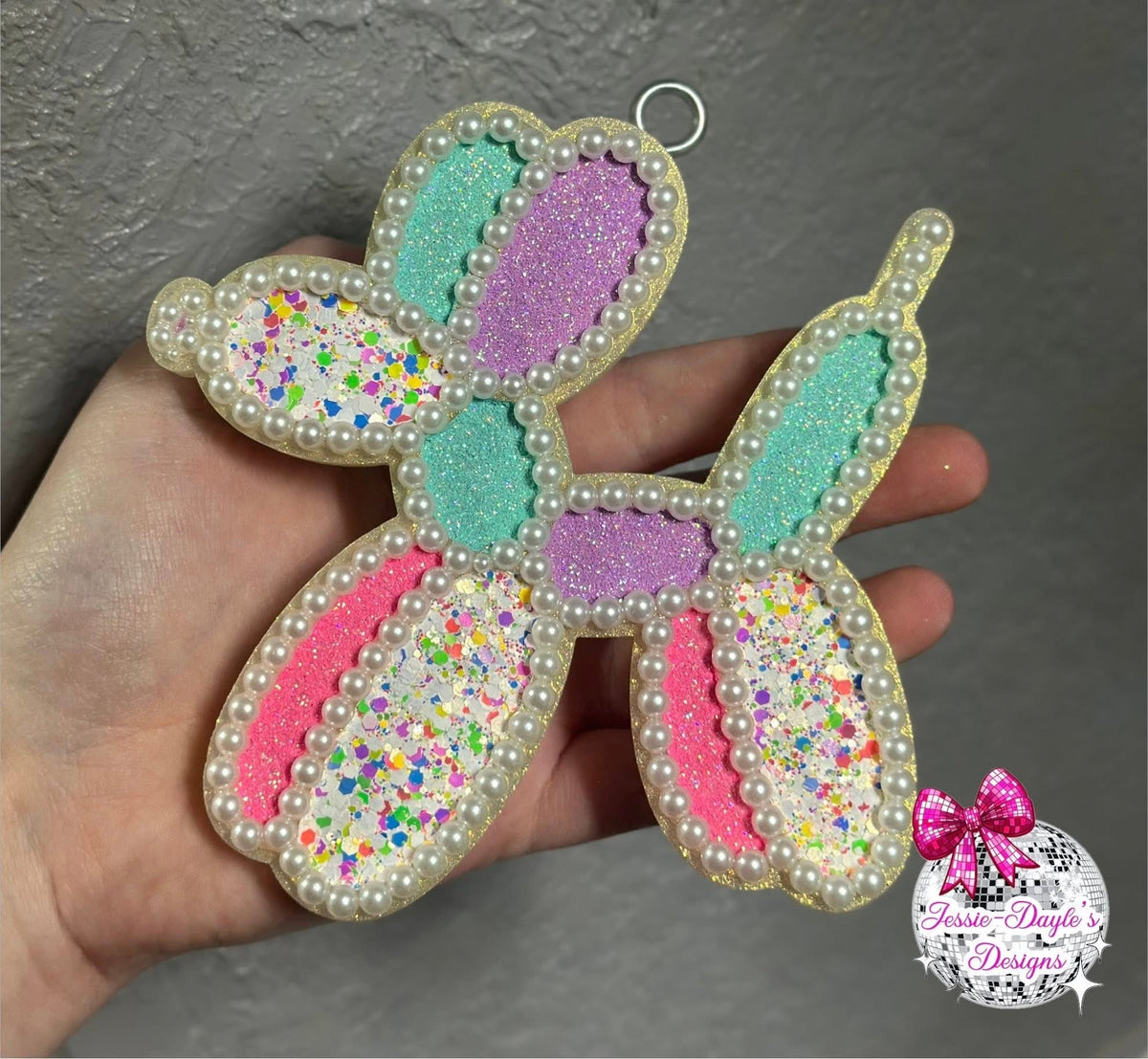 #295 Balloon Dog Large Freshie Mold Exclusive Can Be Used With Card Stock from Leopard & Lace