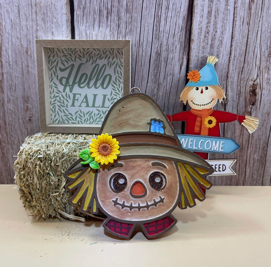 #8 Halloween Fall Sandy Scarecrow Freshie Mold Exclusive
