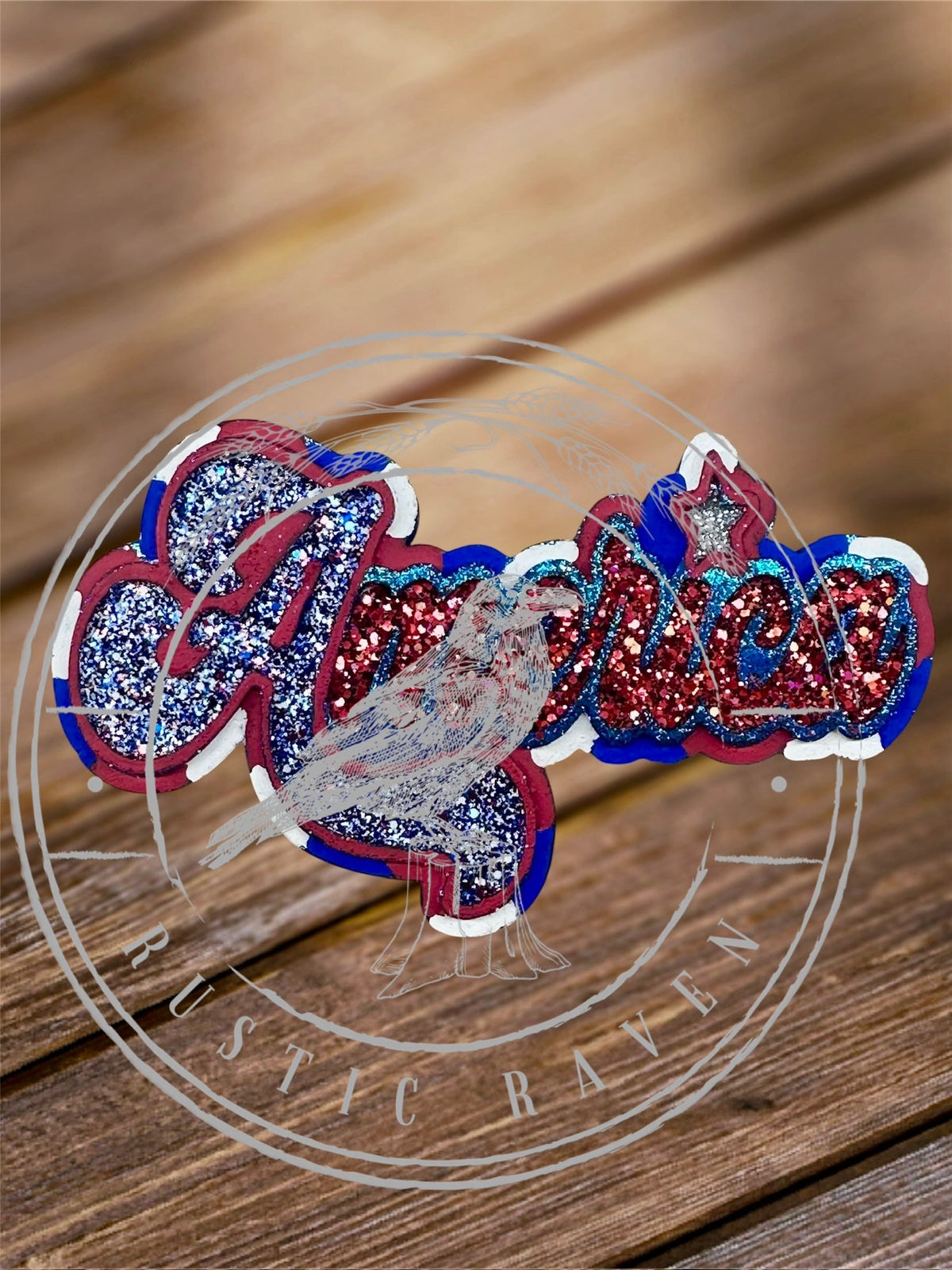 #363 America Word Patriotic 4th July Freshie Mold Exclusive