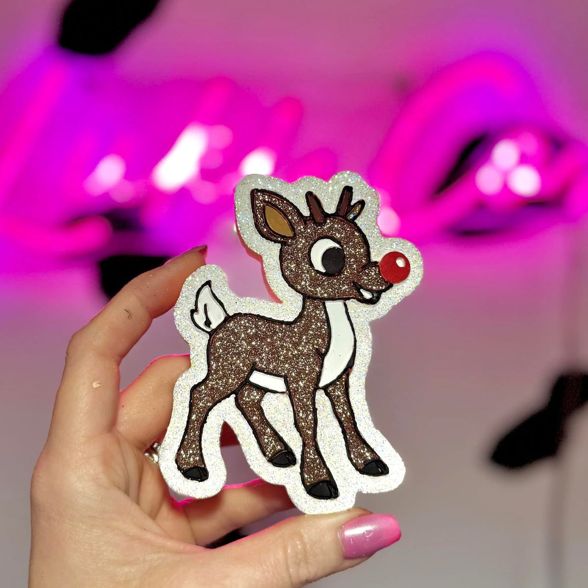 #41 Christmas Rudolph Reindeer Deer Freshie Mold Exclusive