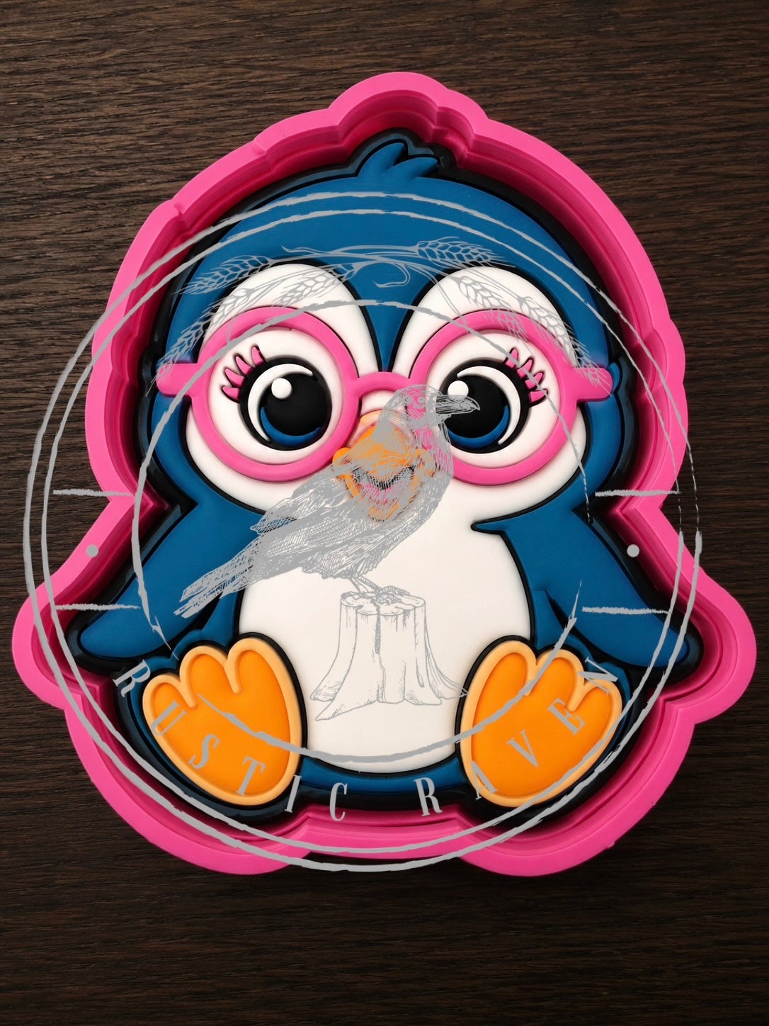 #463 Penguin Glasses freshie mold exclusive
