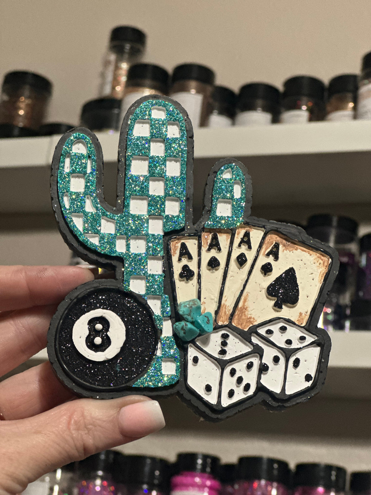 #195 Western Gamblin Cactus Freshie Mold Exclusive