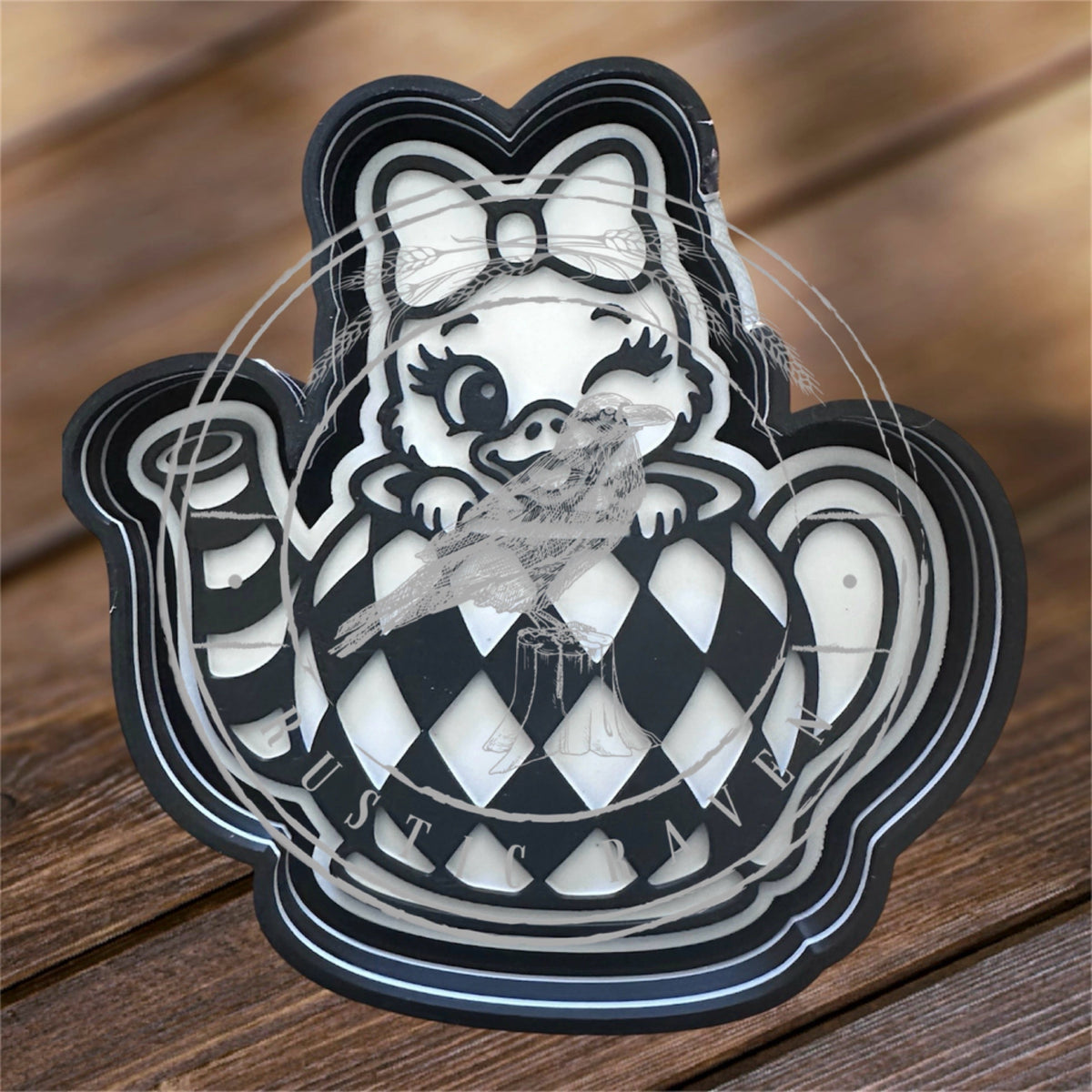 #263 Polly Goose Bow Teapot Freshie Mold Exclusive