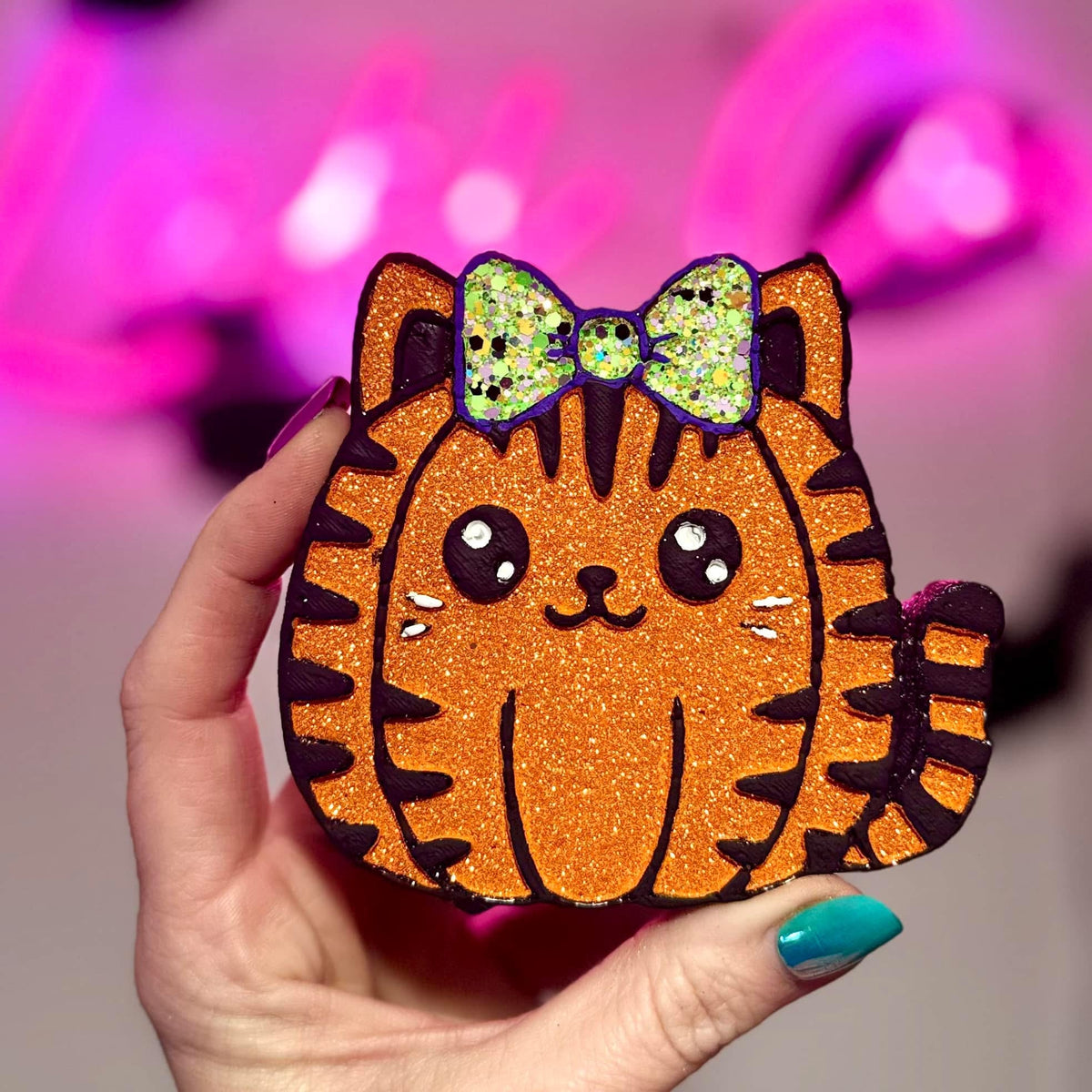 #382 Halloween Meowalloween Pumpkin Cat Freshie Mold Exclusive