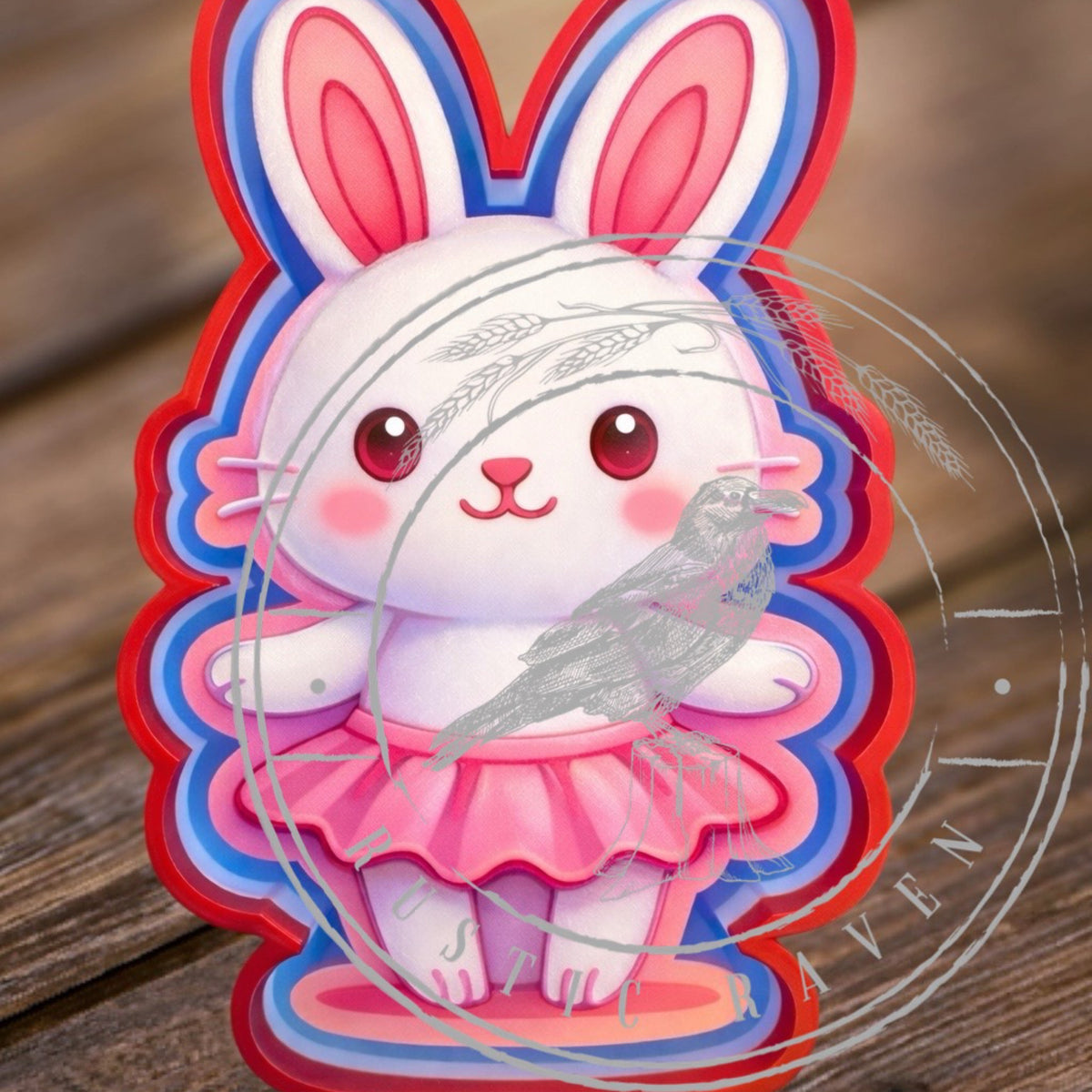 #245 Little Bunny Rabbit Tutu Easter Exclusive Freshie Mold