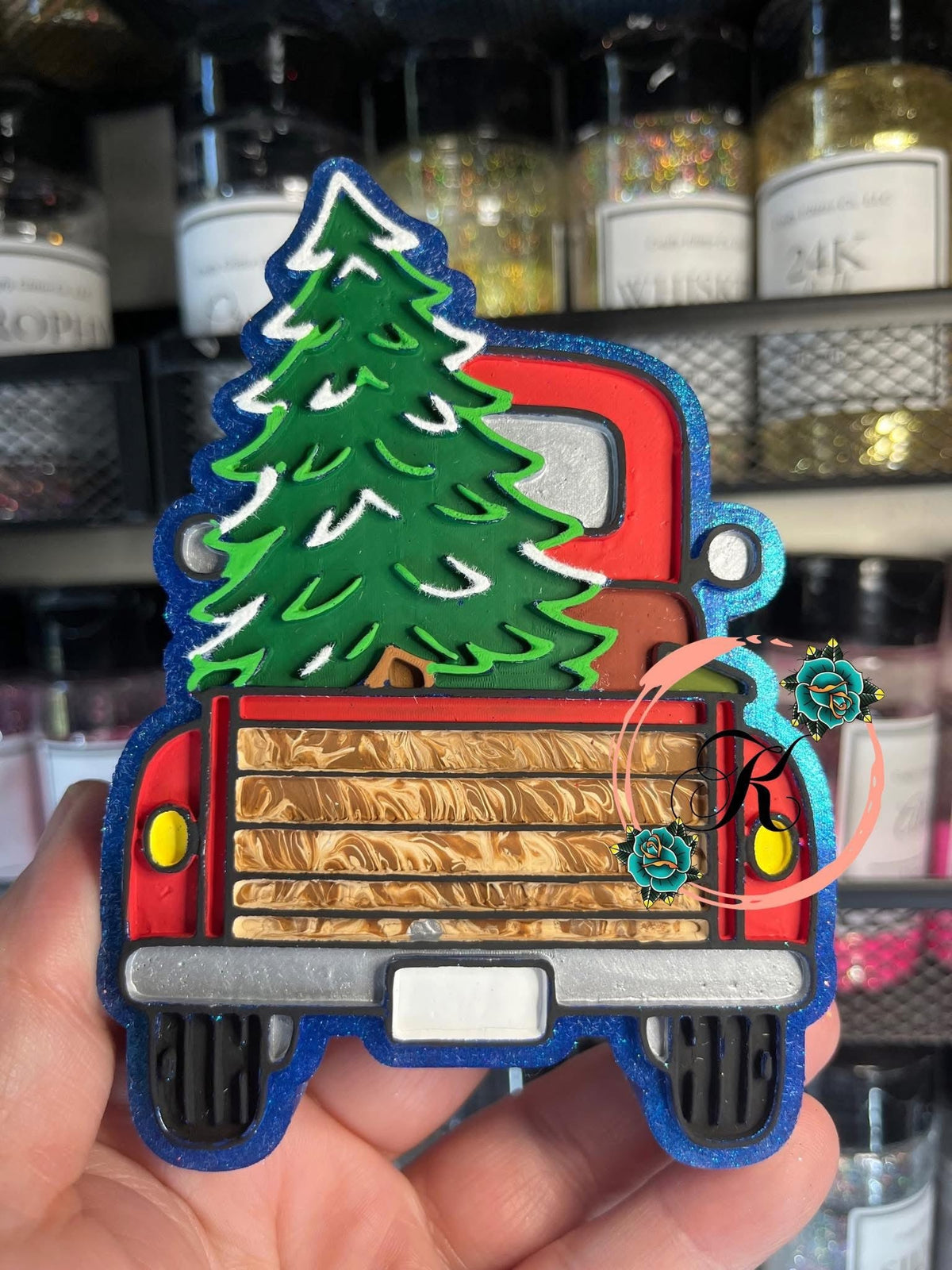 #27 Christmas Truck Freshie Mold Exclusive