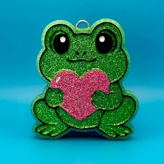 #112 Valentine Heart Frog Freshie Mold Exclusive