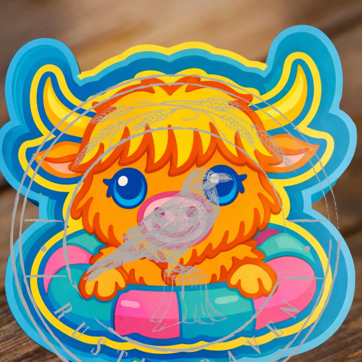 #242 Daisy Mae Highland  Cow Pool Float Freshie Mold Exclusive