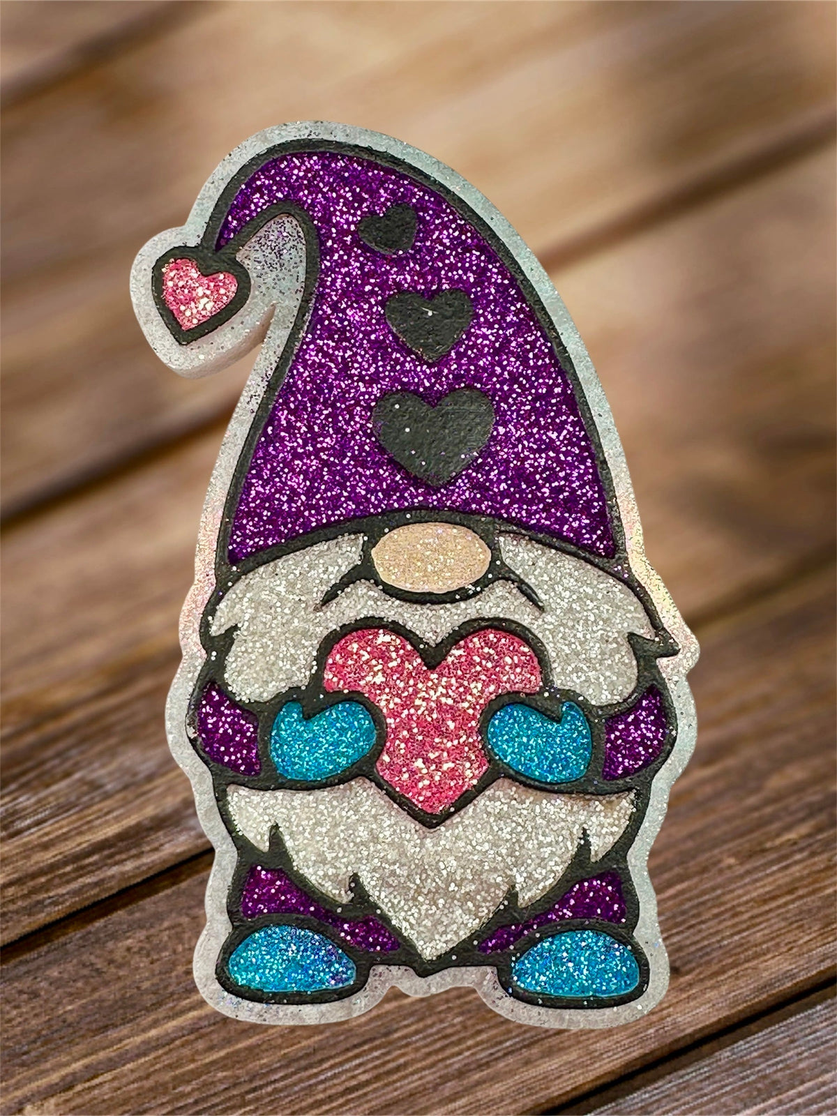 #121 Valentines Heart Gnome Freshie Mold Exclusive