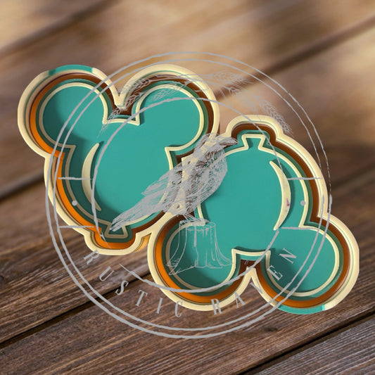 #452 Vents 3" Magical Inspired Ears Balloon Freshie Mold Exclusive can be used with Leooard & Lace Cardstock