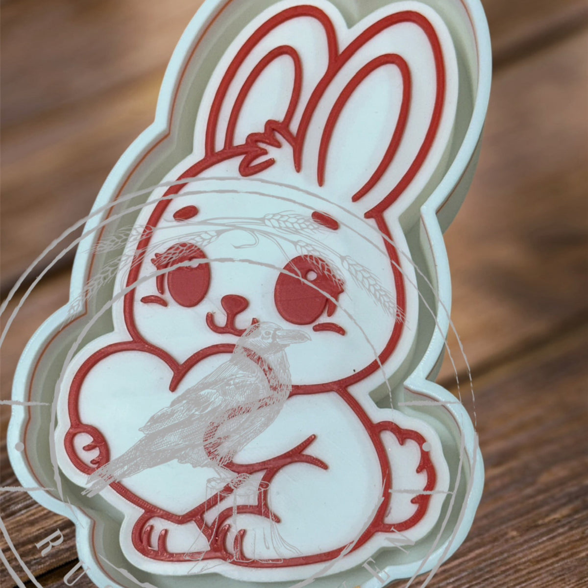 #115 Valentines Bunny Heart Easter Exclusive Freshie Mold