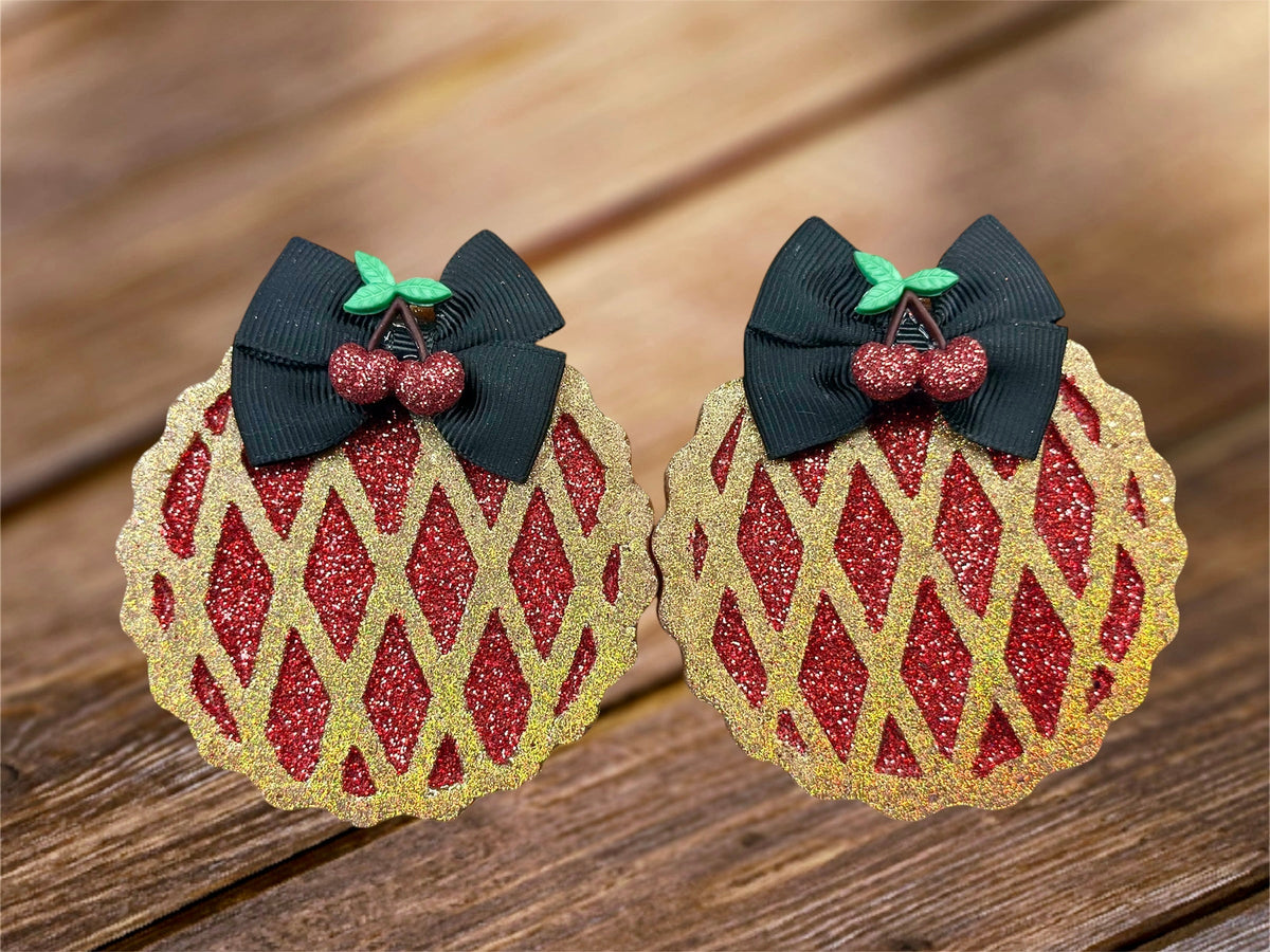 #86 Fall Thanksgiving Pies Lattice Vent Clips 3” Freshie Mold Exclusive