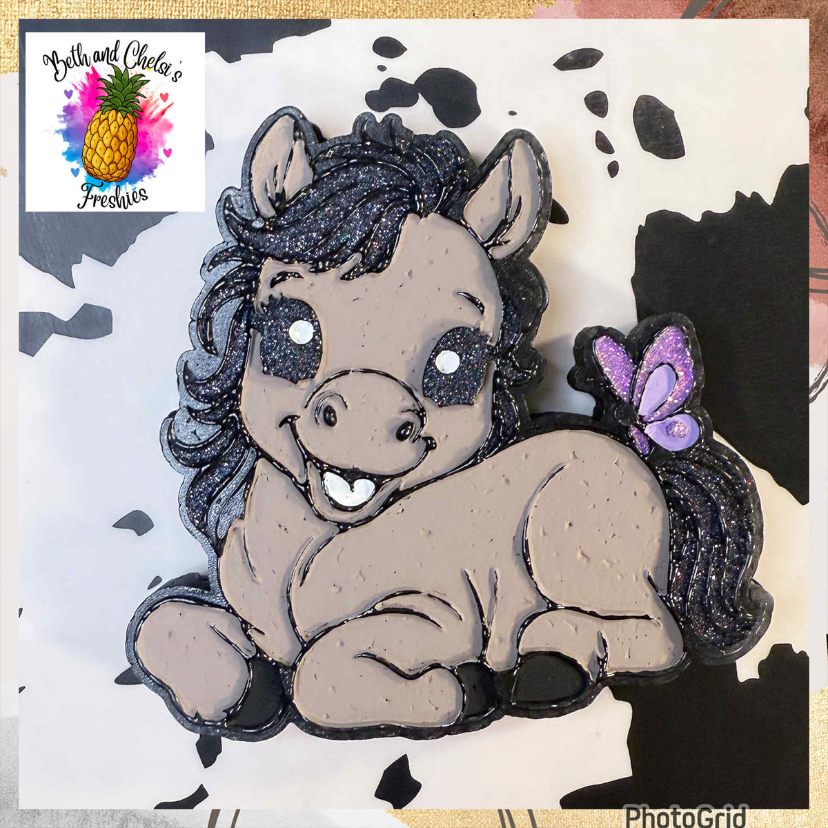#328 Barnyard Horse Scarlet Exclusive Freshie Mold