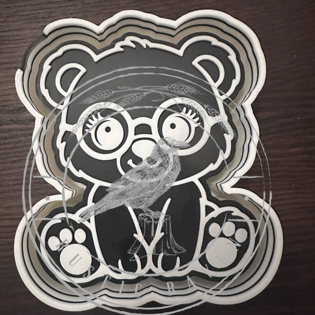 #460 Bear Glasses Freshie Mold Exclusive