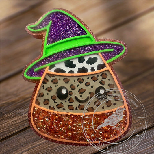 #385 Halloween Katy Corn Candy Corn Freshie Mold Exclusive