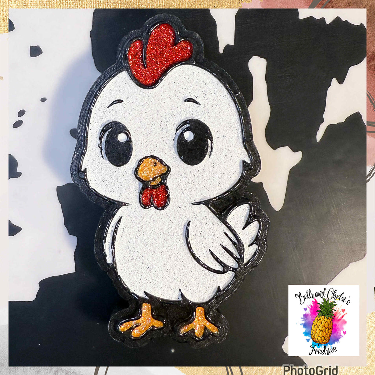 #332 Barnyard Chicken Cluck Freshie Mold Exclusive