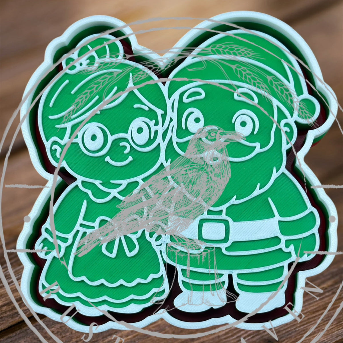 #45 Christmas Santa Claus and Mrs. Claus Freshie Mold Exclusive