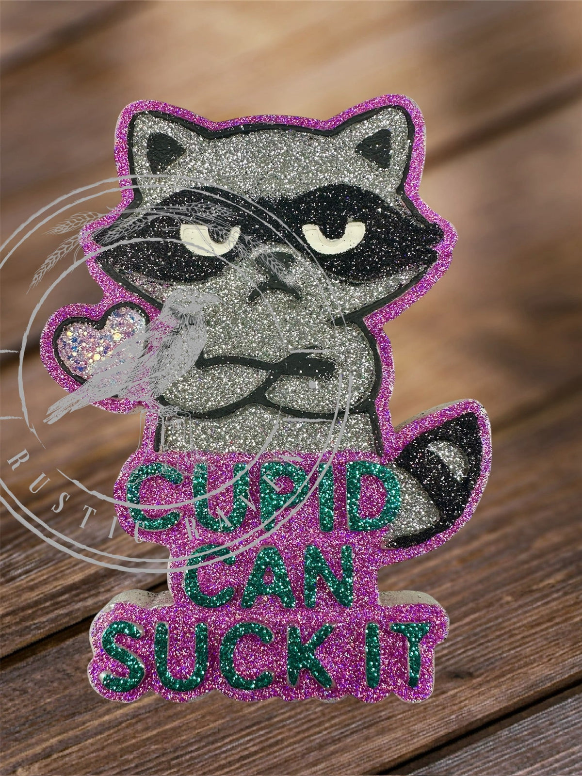 #126 Valentines Racoon Freshie Mold Exclusive