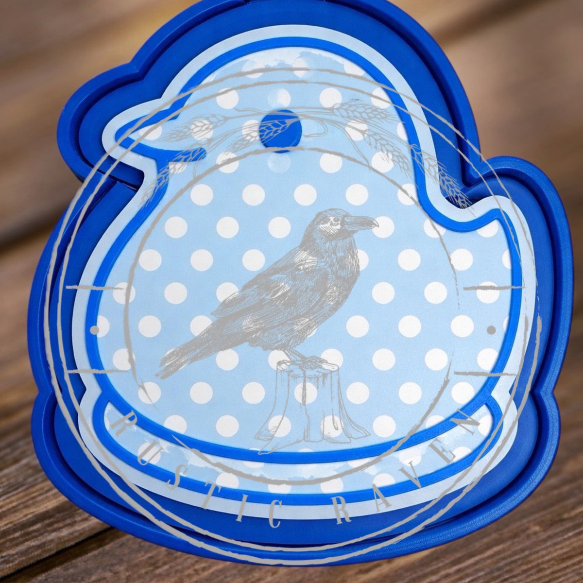 #251 Easter Chick Peep Exclusive Freshie Mold Can Be Used With Leopard & Lace Cardstock