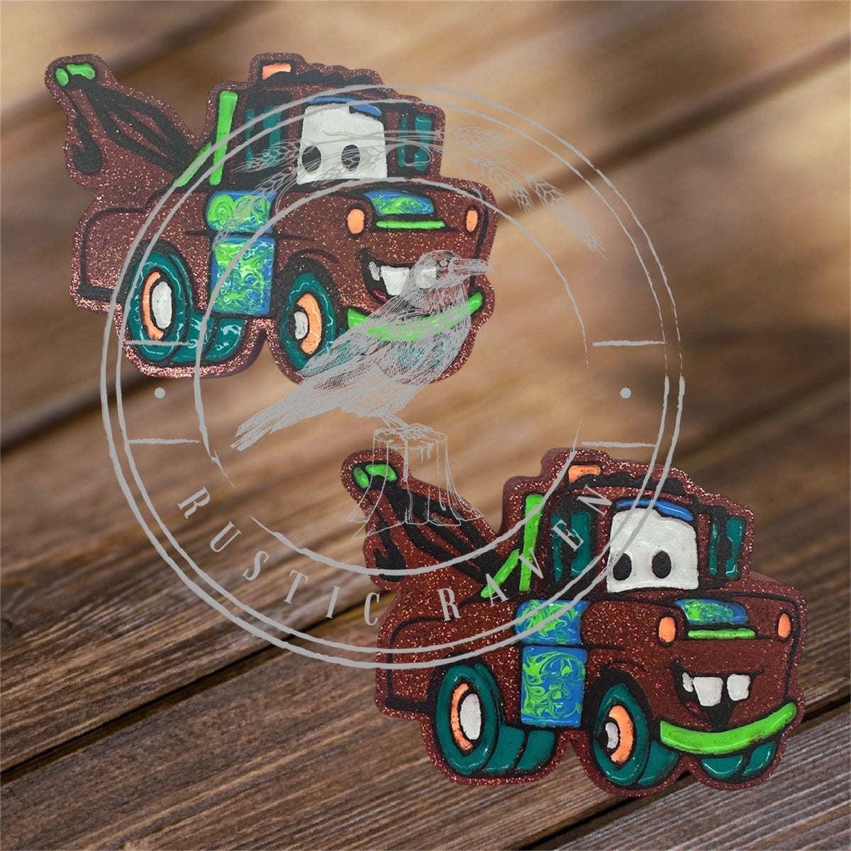 #451 Magical 3" Vents Tow Truck Inspired Freshie Mold Exclusive