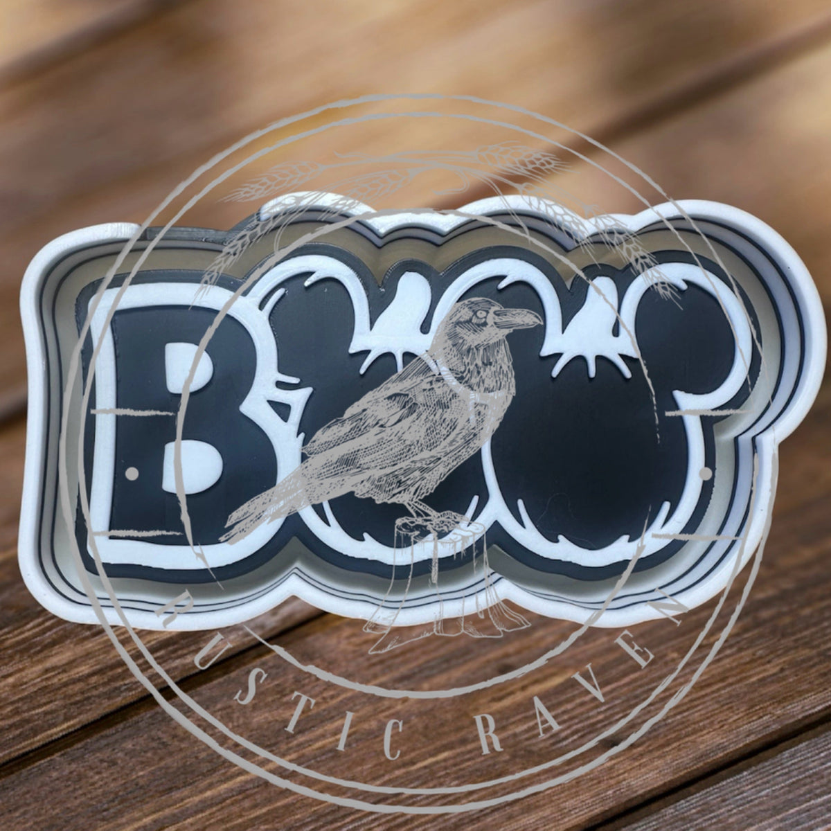 #394 Halloween Boo Mouse Ears Pumpkins Freshie mold exclusive can be used with Leopard & Lace Cardstock