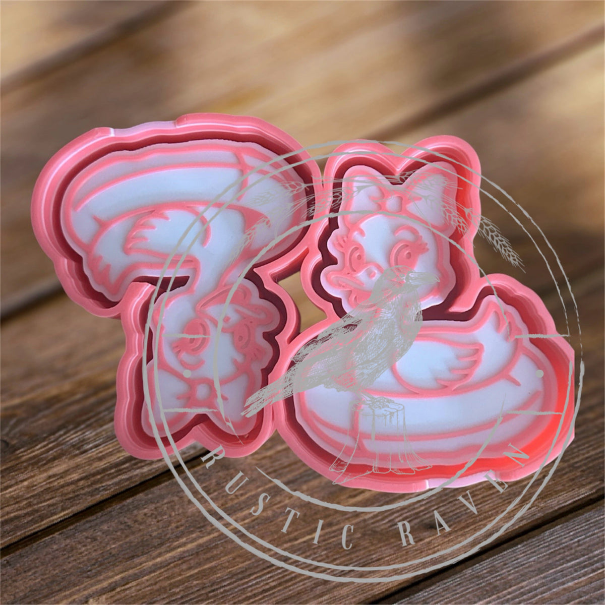 #314 Vents 3" Dolly Goose Summer Float Freshie Mold Exclusive Can Be Used With Leopard & Lace Cardstock