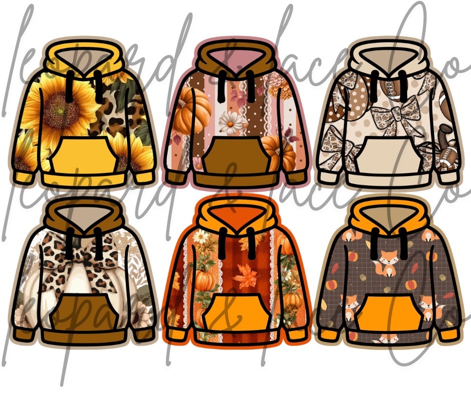 #488 Sweater Hoodie Sweatshirt Christmas Thanksgiving Fall Freshie Mold Exclusive Can be used with Leopard & Lace Cardstock
