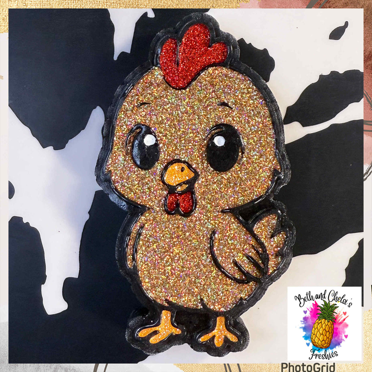 #332 Barnyard Chicken Cluck Freshie Mold Exclusive