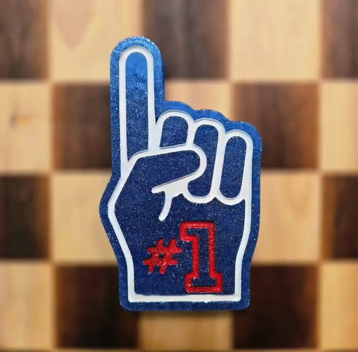 #271 Game Day Number One Foam Finger Exclusive Freshie Mold