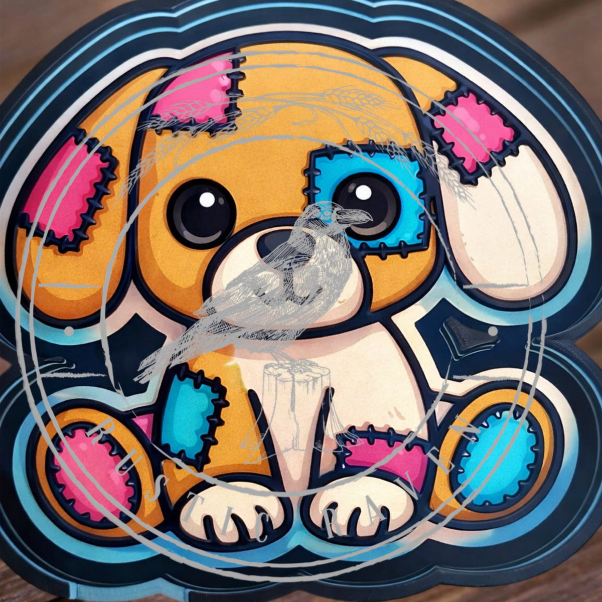 #377 Dog Puppy Patches Patch Pal Animal Freshie Mold Exclusive