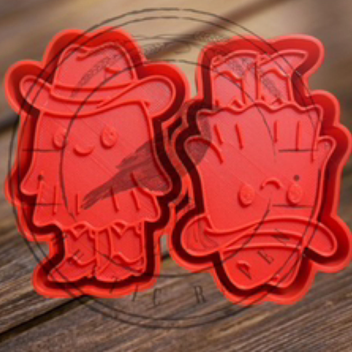 #416 Halloween Boo Wrangler Ghost Vent Clips Mold 3” each Exclusive