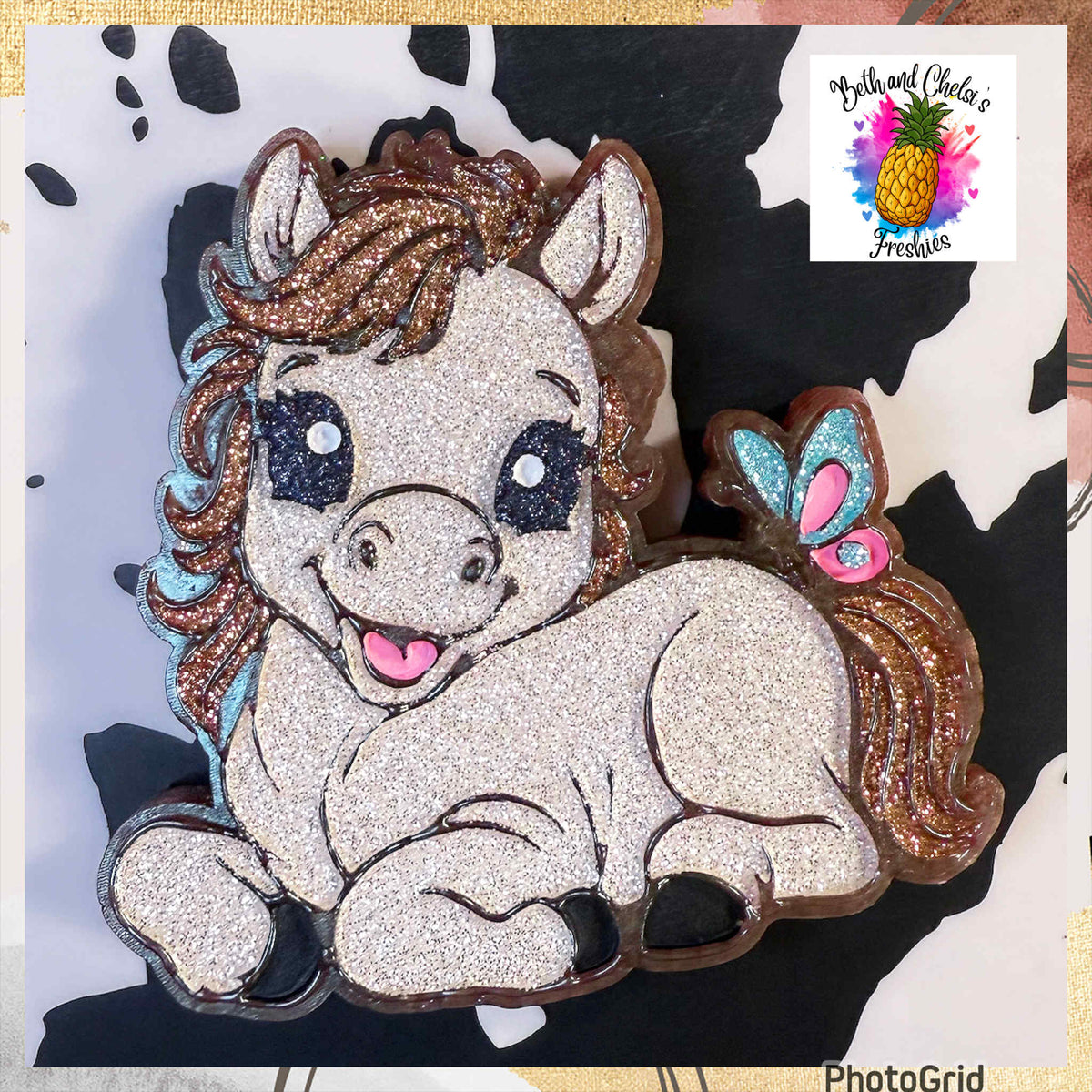 #328 Barnyard Horse Scarlet Exclusive Freshie Mold