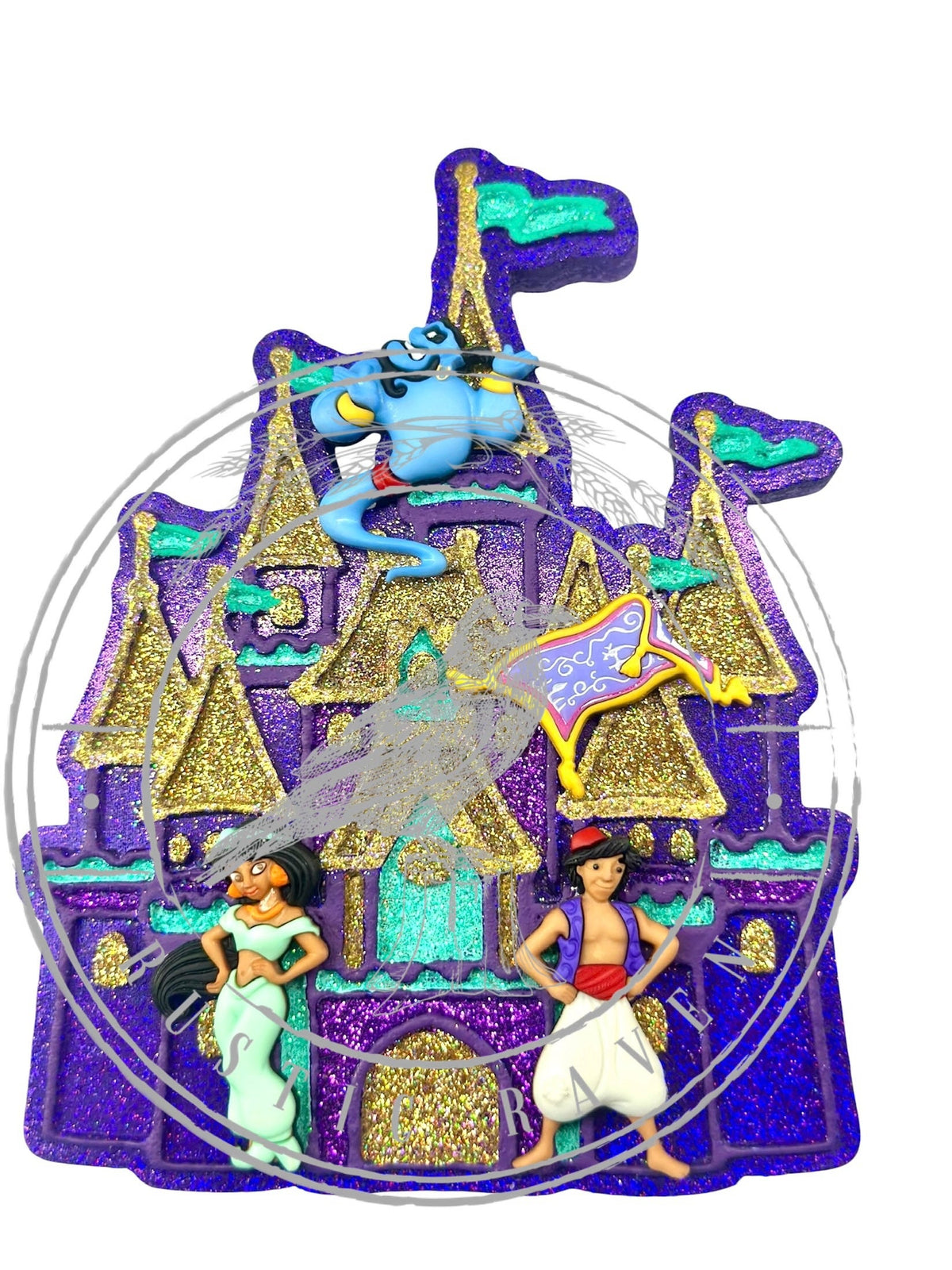 #445 Magical Inspired Castle Freshie Mold Exclusive can be used with Leopard & Lace Cardstock