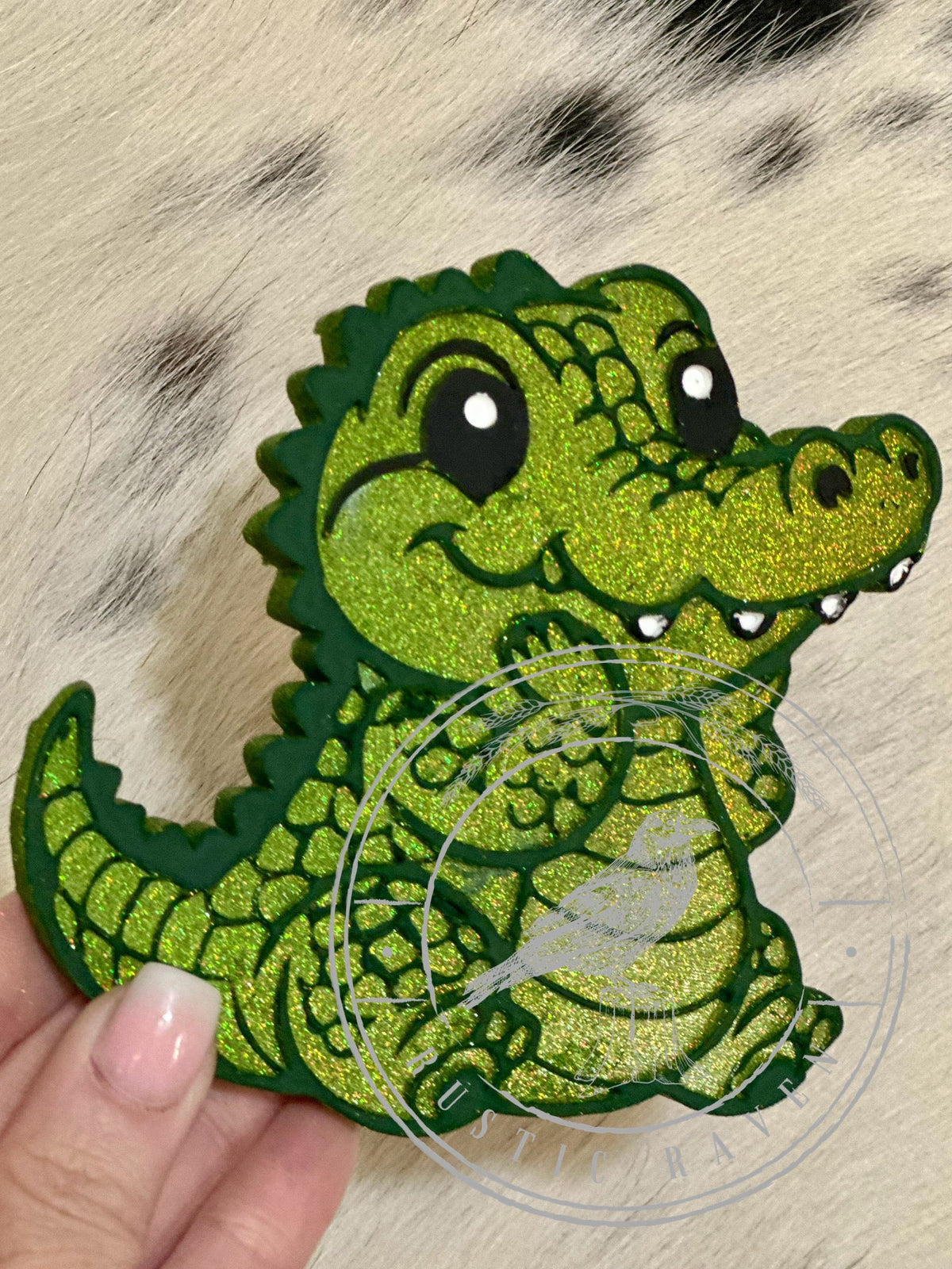 #323 Crickey Crocodile Alligator Freshie Mold Exclusive