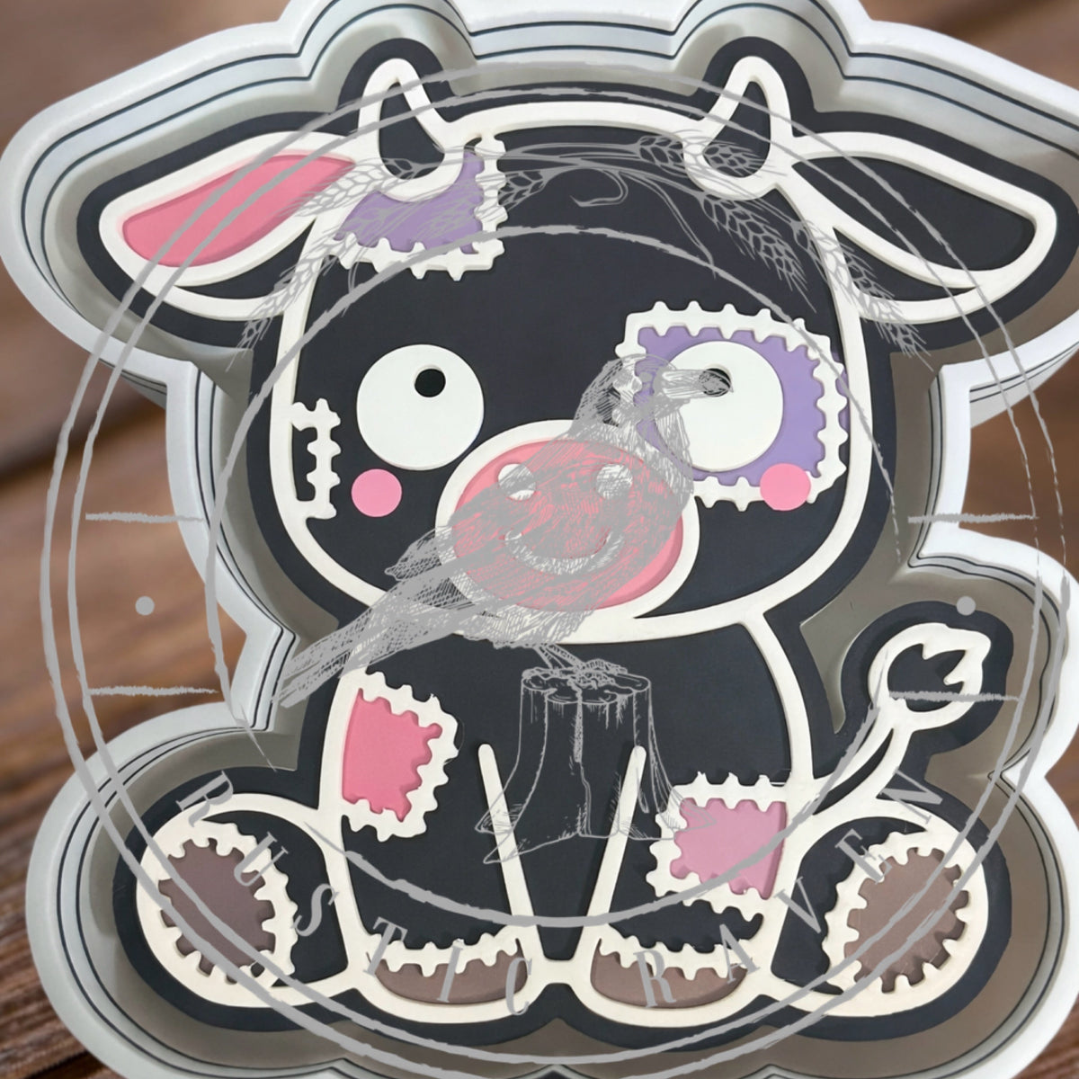 #376 Cow Patches Patch Pal Animal Freshie Mold Exclusive